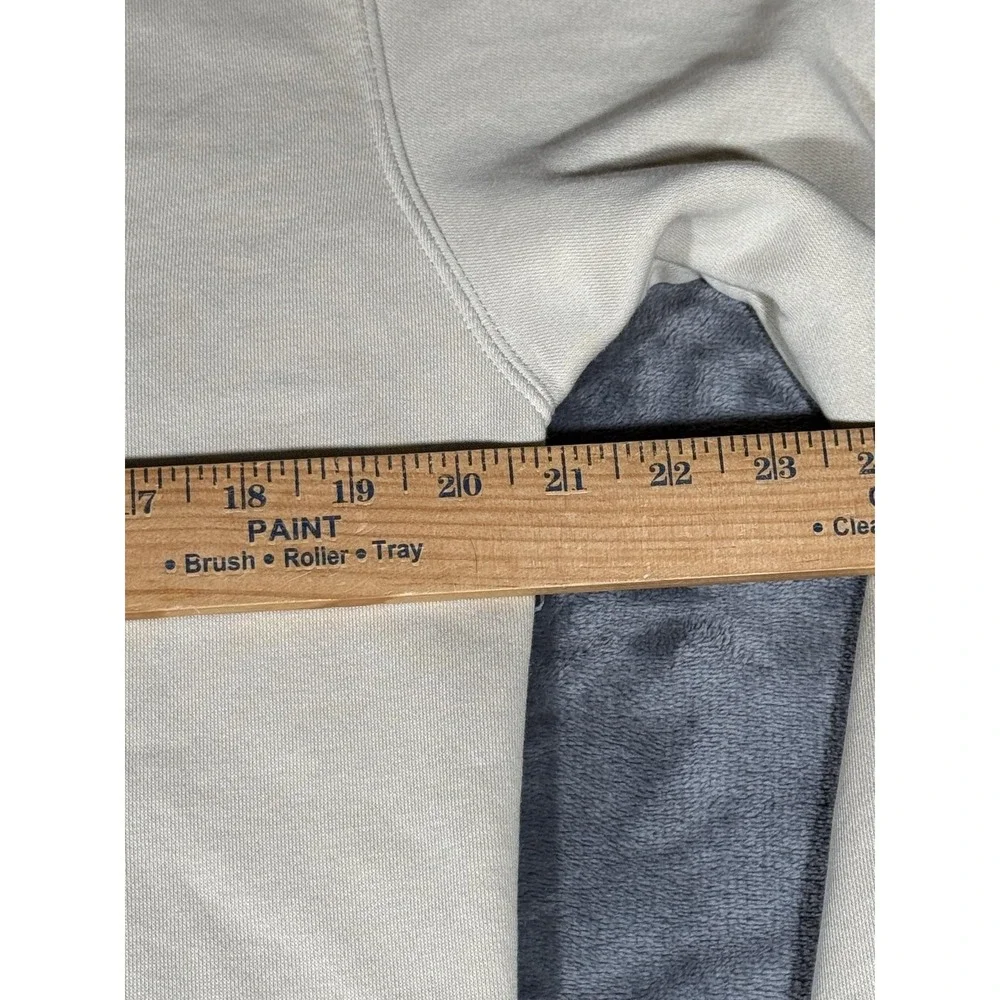 Jordan Sweatshirt Mens Small Tan Plaid Logo Crewneck Pullover Jumpman Fleece
